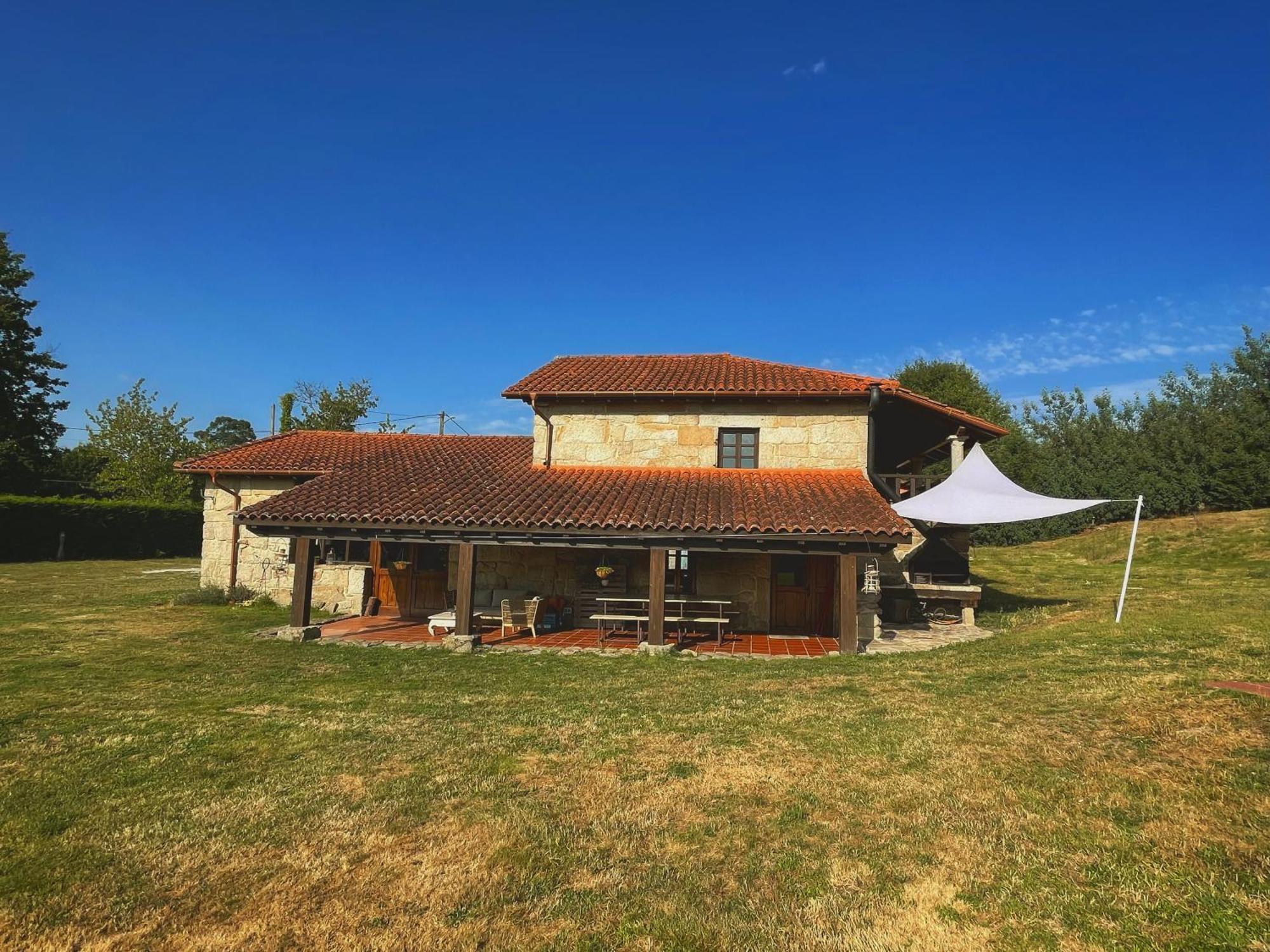 Habitaciones Con Bano Individual En Casa De Campo. Piscina. Amoeiro Dış mekan fotoğraf