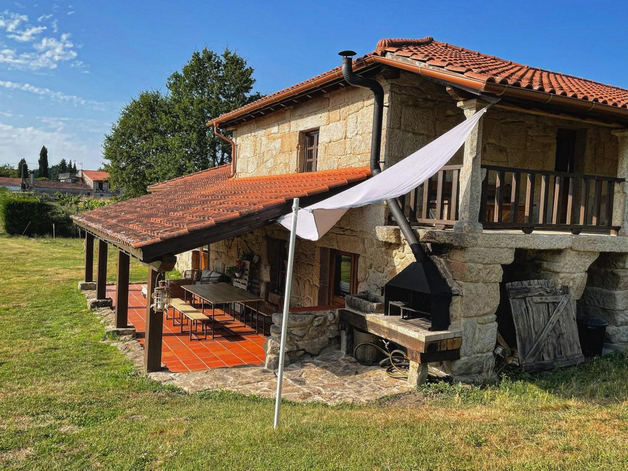 Habitaciones Con Bano Individual En Casa De Campo. Piscina. Amoeiro Dış mekan fotoğraf