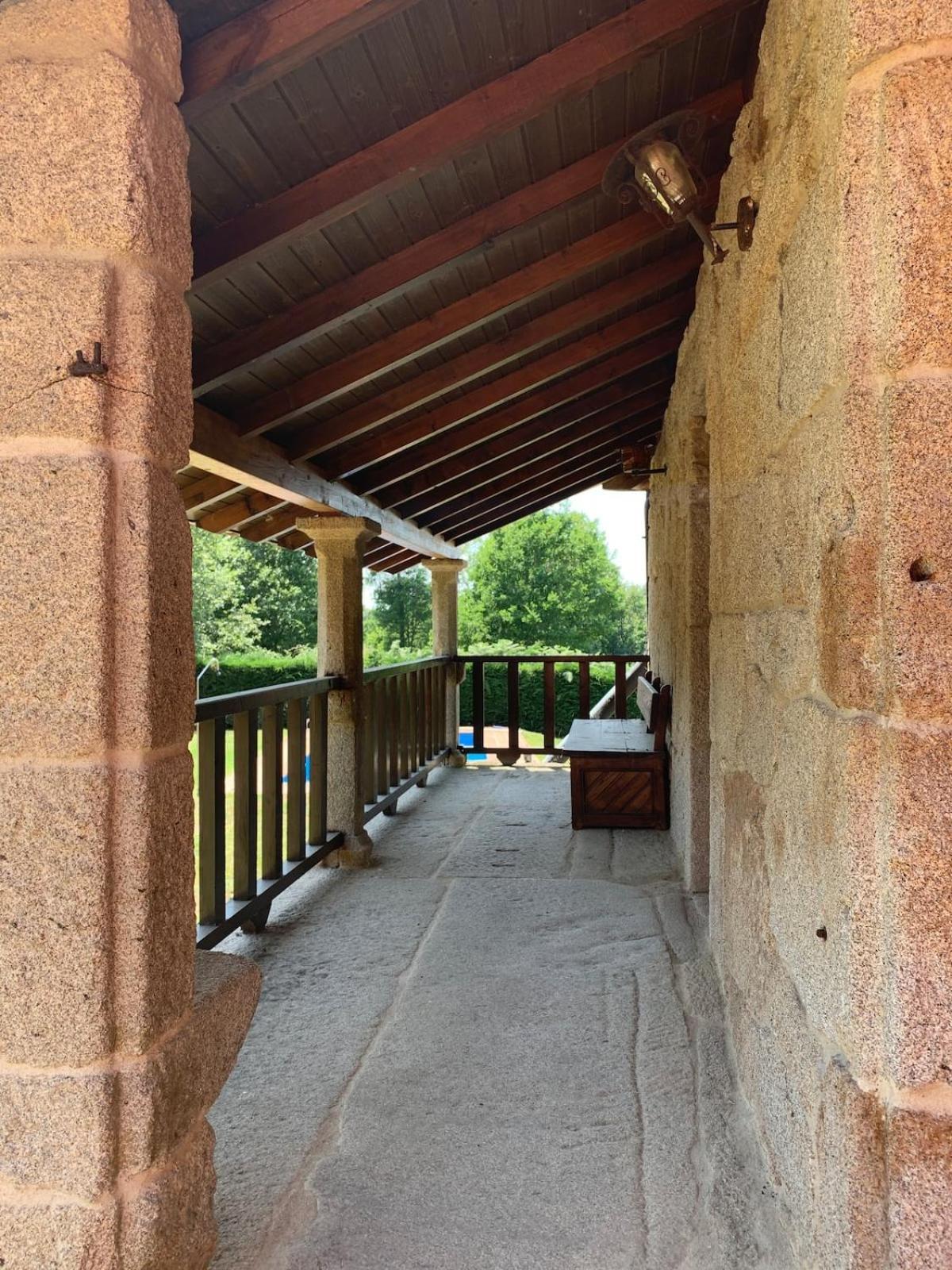 Habitaciones Con Bano Individual En Casa De Campo. Piscina. Amoeiro Dış mekan fotoğraf