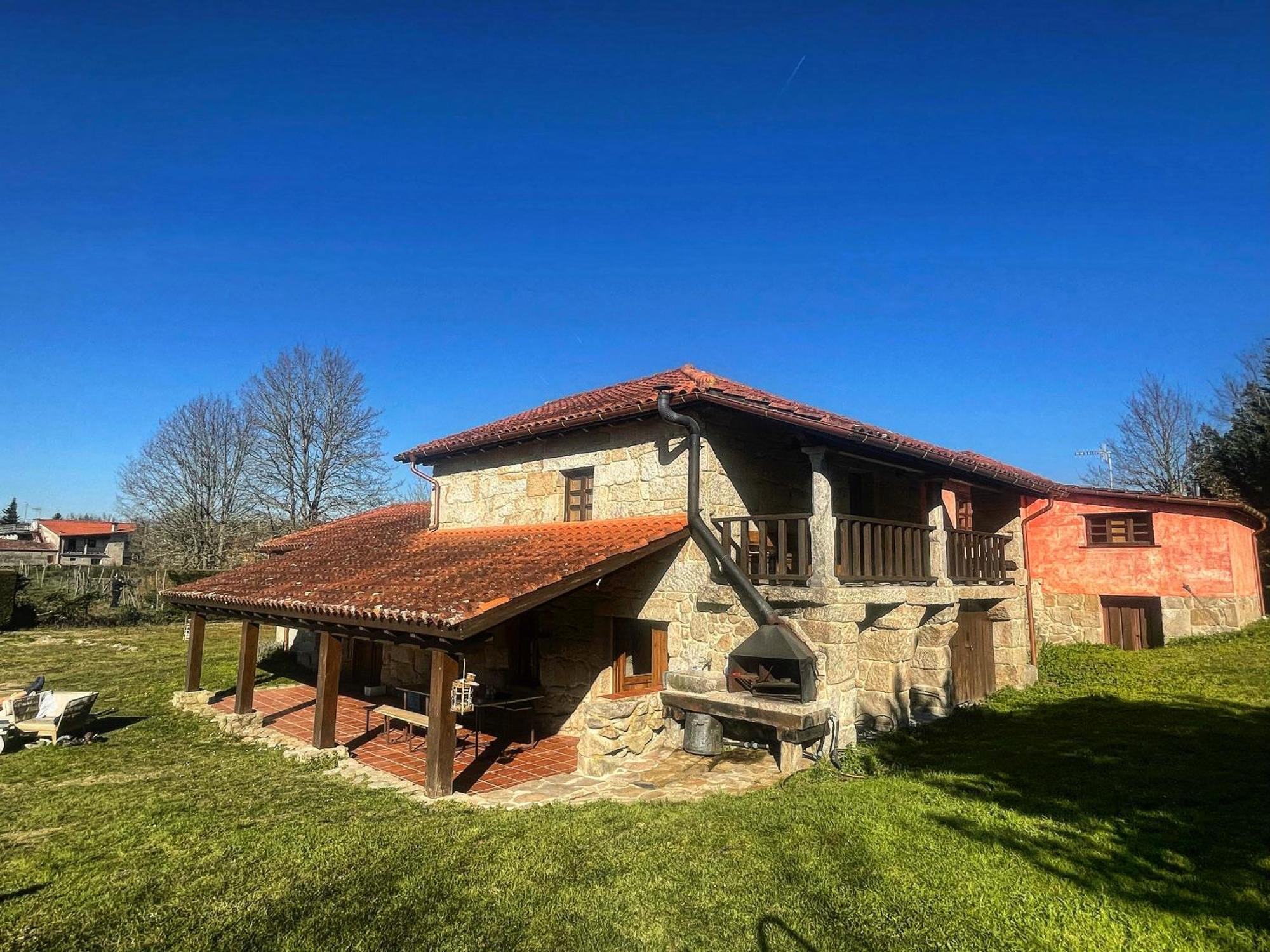 Habitaciones Con Bano Individual En Casa De Campo. Piscina. Amoeiro Dış mekan fotoğraf